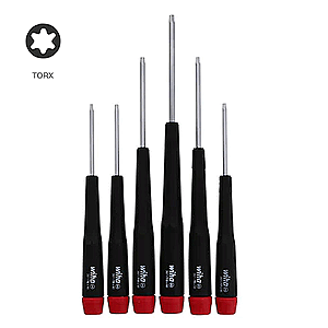 Wiha 26790 Torx Set, Precsion 6 Piece T6-T20