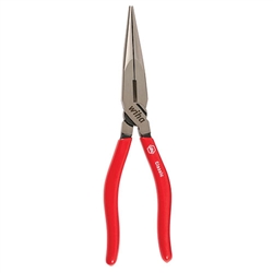 Wiha 32621 Pliers, Vinyl Grip Long Nose with Cutting Edge 8 Inch