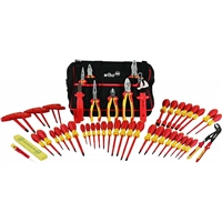 Wiha Tools 32874 Insulated 50 Piece Tool Set of Pliers & Screwdrivers