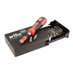 Wiha 71991 Screwdriver Bit Set, Security Bits with ClicFix Bit Holder 39 Pieces