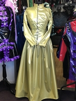 Misfitz gold pvc padlock straitjacket ballgown. LIMITED EDITION.