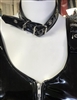 Misfitz  black gloss pvc buckle choker