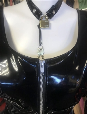 Misfitz pvc padlock choker