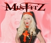 MISFITZ BLACK & RED PVC NAUGHTY NUN HEADDRESS