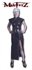 Misfitz PVC cheongsam hobble dress, 2 way zip back