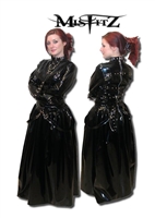 MISFITZ PVC BUCKLE STRAITJACKET BALLGOWN