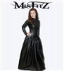 MISFITZ LEATHER LOOK MISTRESS BALLGOWN