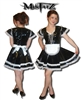 MISFITZ PVC GLAMOUR SISSY MAIDS DRESS