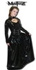 MISFITZ BLACK  PVC BUCKLE BALLGOWN