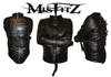 MISFITZ DELUXE LEATHER LOOK BUCKLE STRAITJACKET