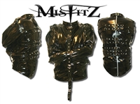 MISFITZ DELUXE BUCKLE RESTRAINT PVC STRAITJACKET