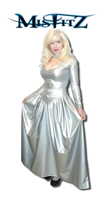 MISFITZ PVC BUCKLE BALLGOWN