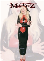 PVC HOBBLE CRUCIFIX DRESS & HEADDRESS