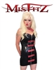 MISFITZ LATEX  BUCKLE  DRESS & CHOKER