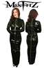 MISFITZ DELUXE BLACK PVC STRAITJACKET HOBBLE DRESS