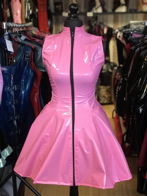 MISFITZ  PVC MISTRESS SKATER DRESS