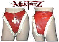 MISFITZ  LATEX KINKY NURSE PANTIES