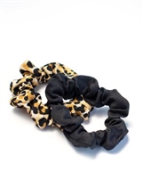 Mini Scrunchie Set of 2 - Leopard Print