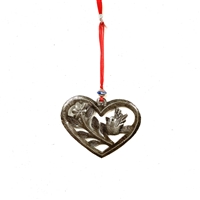 Bird Heart Ornament