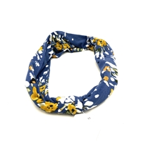 Blue and Yellow Floral Simple Headband
