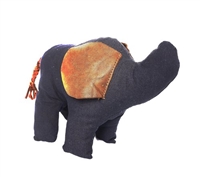 Eloise the Elephant - Navy/Brown