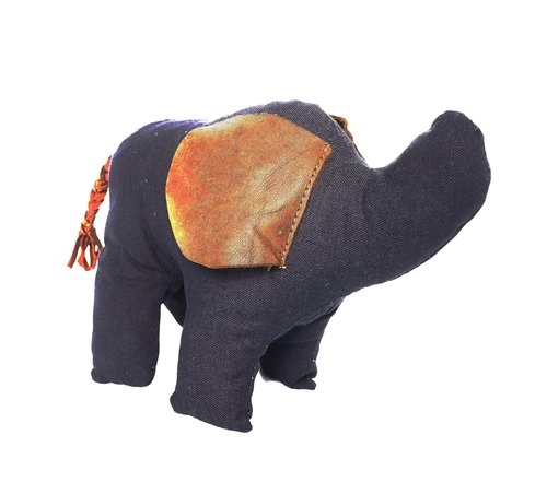 Eloise the Elephant - Navy/Brown