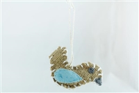 Bird Ornament - Blue