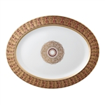 Bernardaud Incrustation Privilege Oval Platter