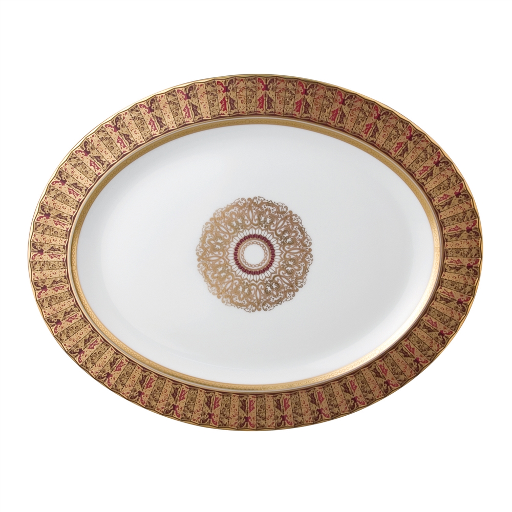 Bernardaud Incrustation Privilege Oval Platter