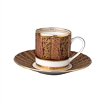 Bernardaud Incrustation Privilege Espresso Cup & Saucer