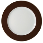 Bernardaud Opaline Service Plate Brown Matte