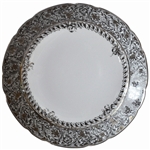 Bernardaud Eden Platinum Deep Round Dish