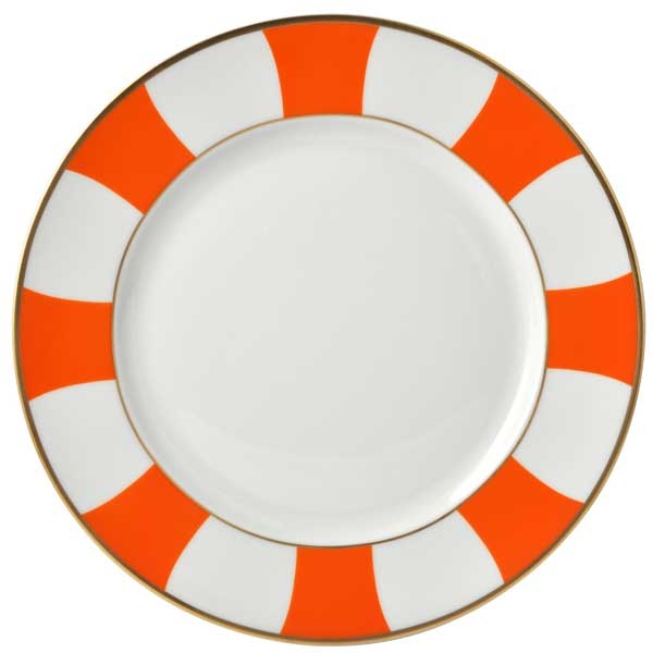 Bernardaud Galerie Royale Orange Dinner Plate