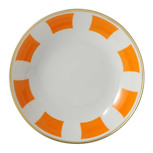 Bernardaud Galerie Royale Orange Coupe Soup