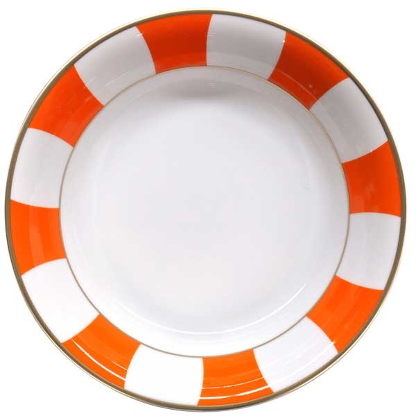 Bernardaud Galerie Royale Orange Open Vegetable Bowl