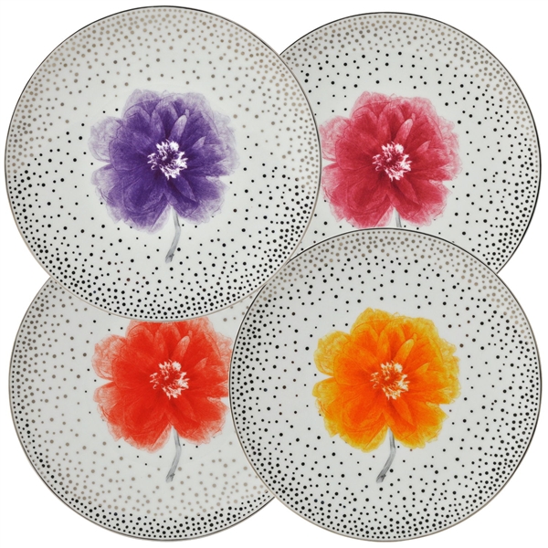 Bernardaud Top Assorted Salad Plates Set Of 4