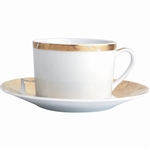 Bernardaud Gold Leaf Tea Cup 5oz.