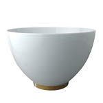 Bernardaud Gold Leaf Deep Salad Bowl 10.5"