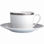 Bernardaud Silver Leaf Tea Saucer Only