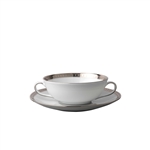 Bernardaud Athena Platinum Cream Soup Cup