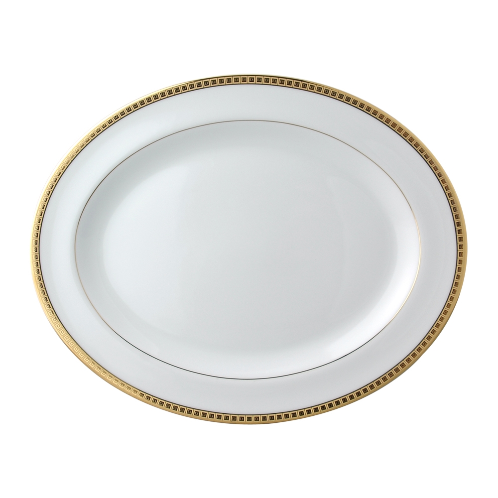 Bernardaud Athena Gold Oval Platter Medium