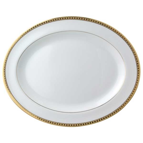 Bernardaud Athena Gold Oval Platter Small
