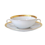 Bernardaud Athena Gold Cream Soup Saucer Only