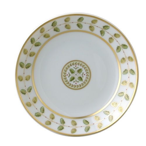 Bernardaud Constance Green Coupe Soup Plate