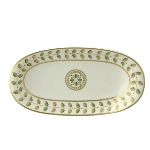 Bernardaud Constance Green Relish Dish