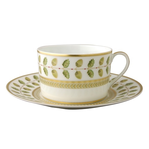 Bernardaud Constance Green Breakfast Saucer Only