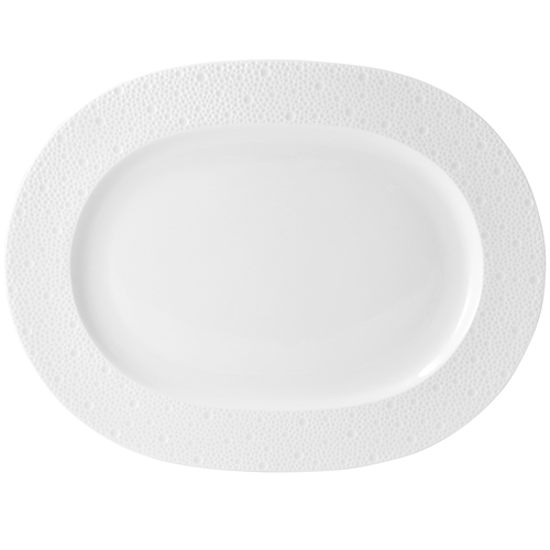 Bernardaud Ecume White Oval Platter