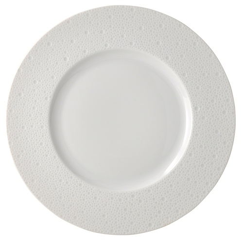 Bernardaud Ecume White Dinner Plate