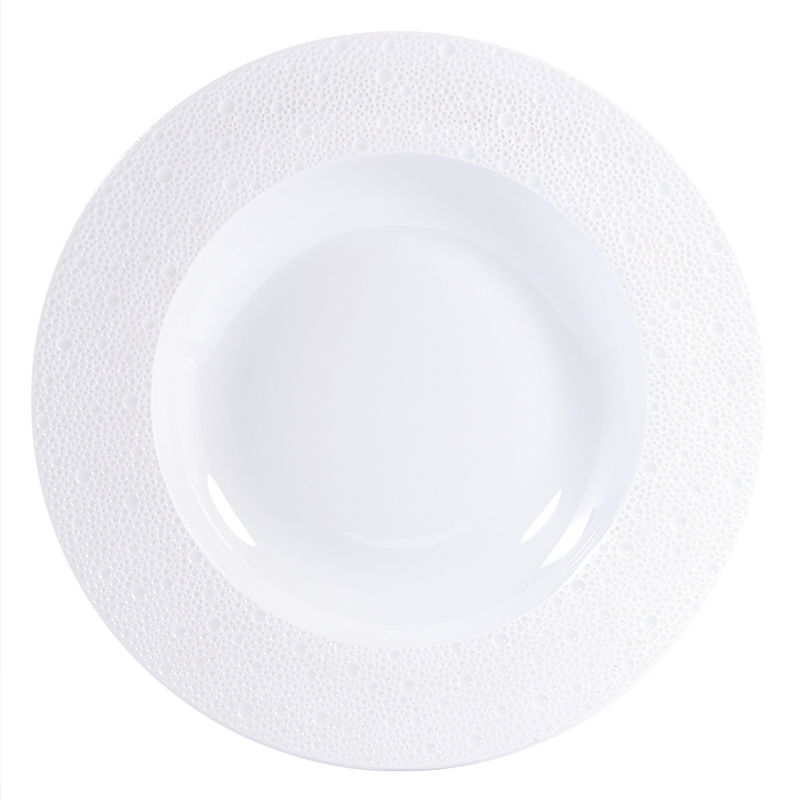 Bernardaud Ecume White Service Plate 11.4 "