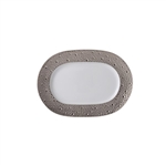 Bernardaud Ecume Platinum Relish Dish